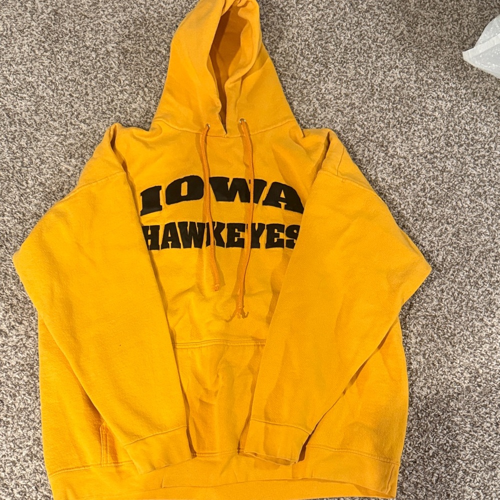 Iowa Hawkeyes Yellow Hoodie